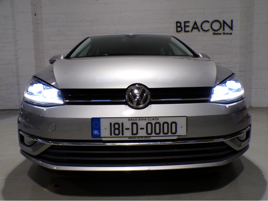 2018 Volkswagen Golf *MIESTER EDITION*MARK 7.5*AUTO*VW GOLF 1.4 TSI HIGH-LINE*FULL LEATHER HEATED MEMORY SPORT SEATS**VIRTUAL COCKPIT*PILOT PARKING*COLOUR CAMERA*SAT-NAV*APPLE-CARPLAY*ANDROID AUTO*UP-GRADED VW ALLOYS*XL M €18,900