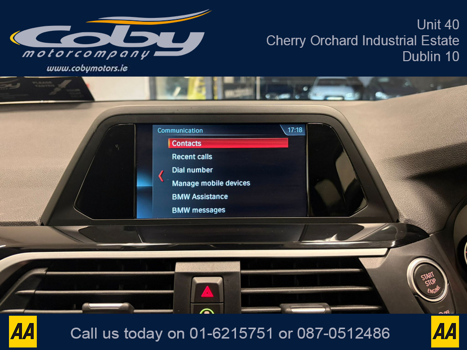 2018 BMW X3 2.0 XLINE 5DR AUTO, NCT 2028 Full Leather, Reverse Cam, Sat Nav, Heated Seats, Parking Sensors, Cruise Control, MFSW, Dual Climate Control, Bluetooth, Alloy Wheels, Full Electrics, and more. €30,950