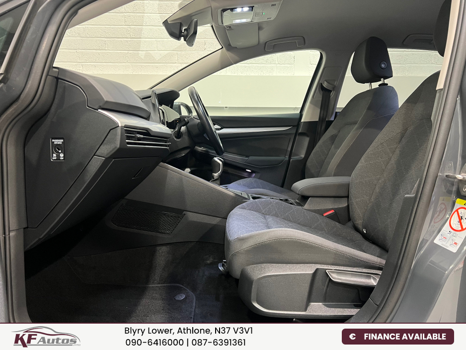 2022 Volkswagen Golf Life 2.0TDI 6 Speed Manual 115bhp 5dr  - 222 Reg €27,995