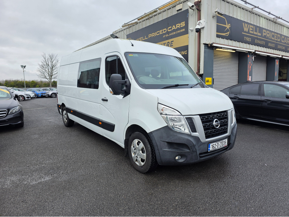 2016 Nissan NV400 L3 H2 FWD 125 CREWCAB 6 SEATS €12,950