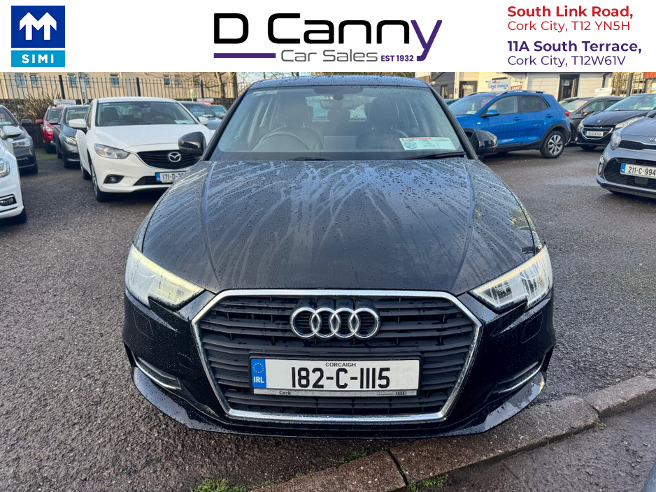 2018 Audi A3 SPORTBACK 1.0 TFSI 115 SE 4DR €19,450