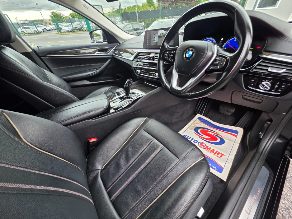 2017 BMW 5 Series 523D LUXURY - CARPLAY NAVIGATION EDITION FULL LEATHER ELECTRIC HEATED SEATS - 360 REVERCE CAMERA - PRIVACY GLASS €24,950