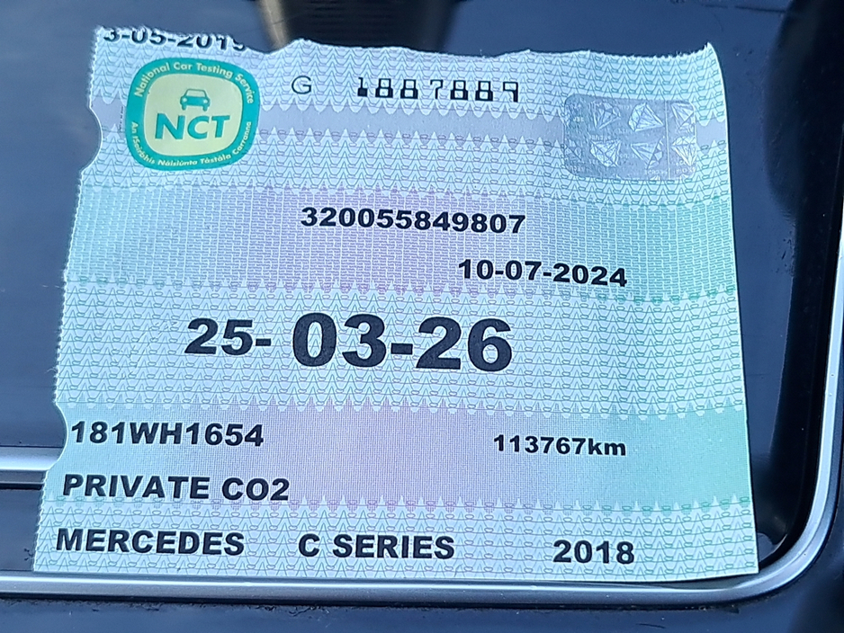 2018 Mercedes-Benz C Class Executive SE with full leather seats, 2.0 diesel saloon. €17,950