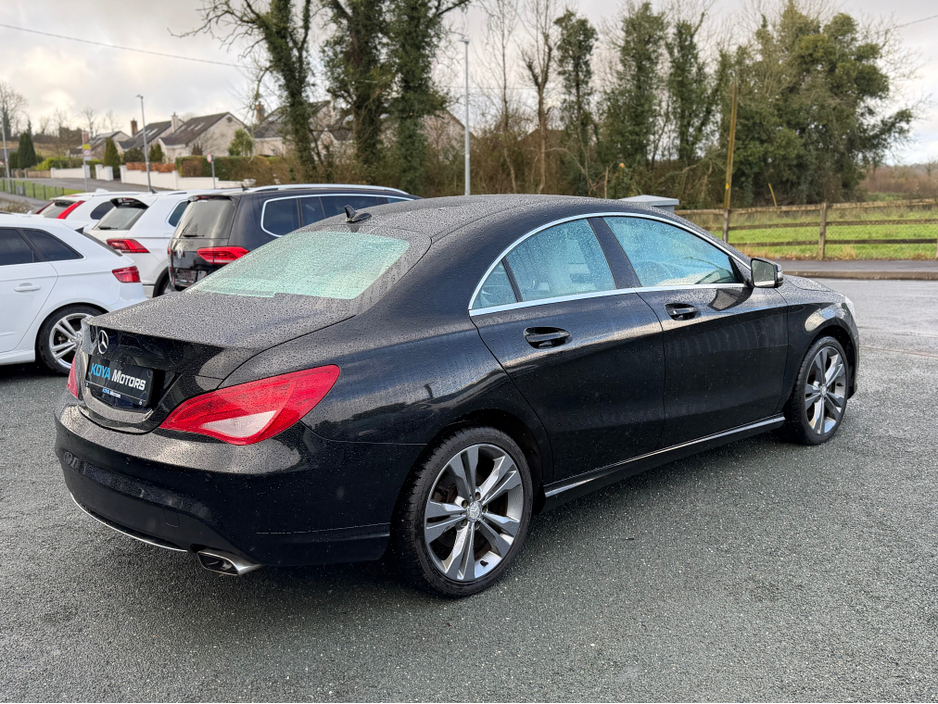 2014 Mercedes-Benz CLA Class CLA 180 URBAN 1.6 PETROL 122 BHP 4DR MANUAL // FULL LEATHER // PRO BLUETOOTH MEDIA // CHROME PACK // BUCKET SPORT SEATS // STUNNING CAR THROUGHOUT €10,950