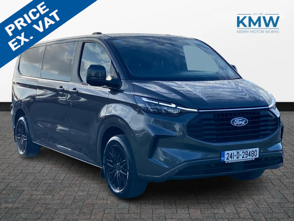 2024 Ford Transit Custom 2.0 TDCI LWB Limited 170 BHP..18" Wheels/ Twin Doors €35,500