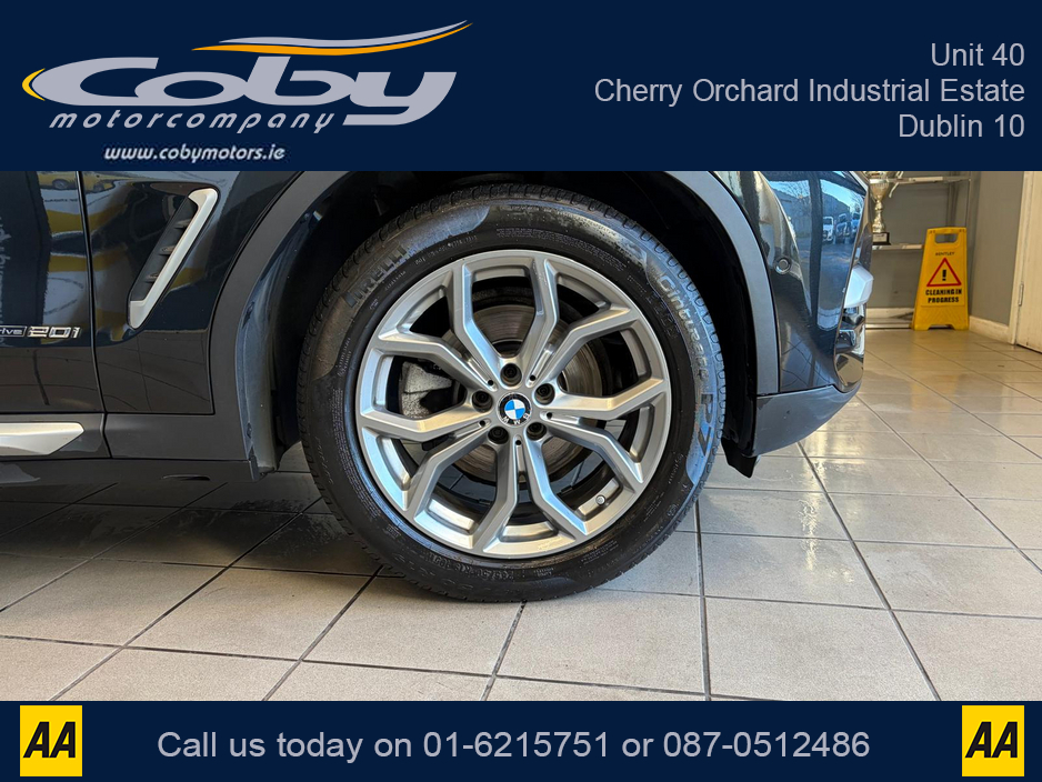 2018 BMW X3 2.0 XLINE 5DR AUTO, NCT 2028 Full Leather, Reverse Cam, Sat Nav, Heated Seats, Parking Sensors, Cruise Control, MFSW, Dual Climate Control, Bluetooth, Alloy Wheels, Full Electrics, and more. €30,950