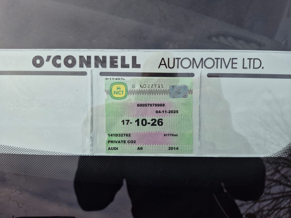 2014 Audi A6 2.0TDI 190 'Ultra' S Line €11,999