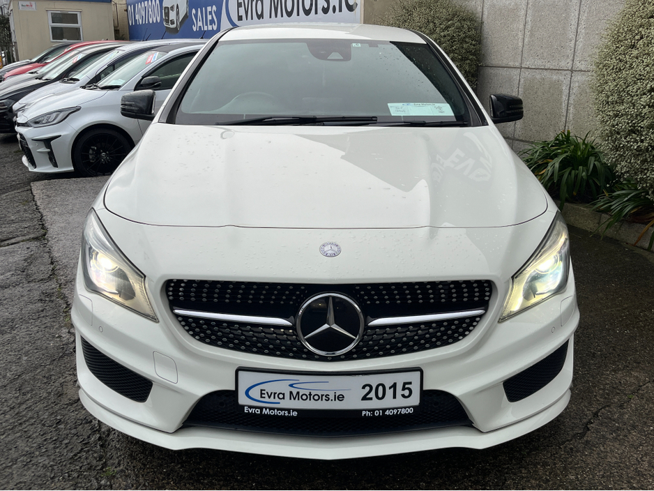2015 Mercedes-Benz CLA Class 180 AMG BLACK EDITION AUTOMATIC 1.6 PETROL //HIGH SPEC//LOW MILES//KEYLESS ENTRY//HALF LEATHER HEATED SEATS//ADAPTIVE CRUISE CONTROL//REVERSE CAMERA// €19,950