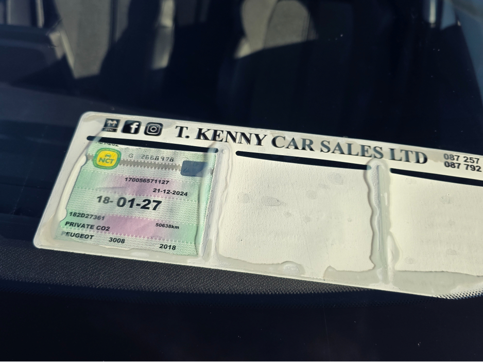 2018 Peugeot 3008 1.5 BHDI ALLURE 130BHP 5DR €18,950