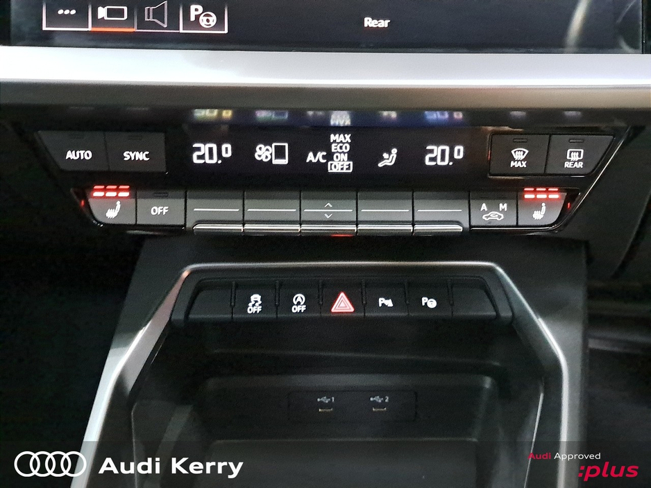 2021 Audi A3 SPORTBACK 30TFSI 110BHP AUTOMATIC WITH CRUISE CONTROL AND REVERSING CAMERA €28,900