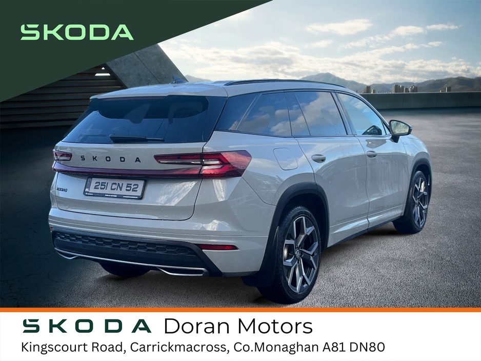 2025 Skoda Kodiaq SPORT 2.0 TDI 150HP DSG €61,900