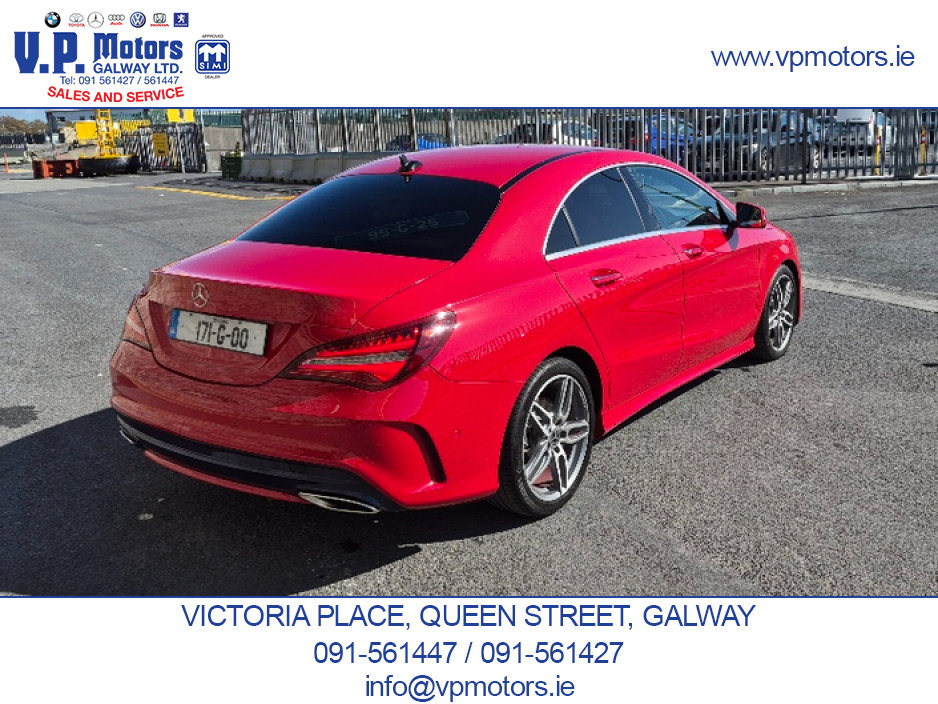2017 Mercedes-Benz CLA Class AMG SPORT LINE,HALF LEATHER,LOW KM, AUTOMATIC €19,500