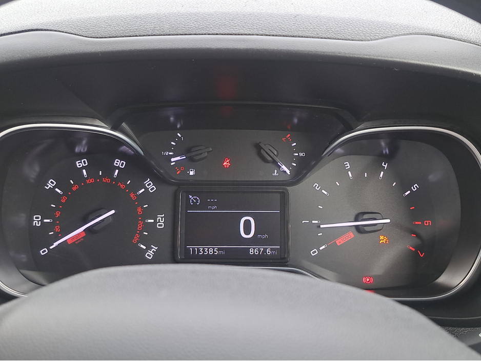 2022 Toyota Proace City Icon Model L1 1.5 Diesel SWB with 3 seats in front and double sliding doors.