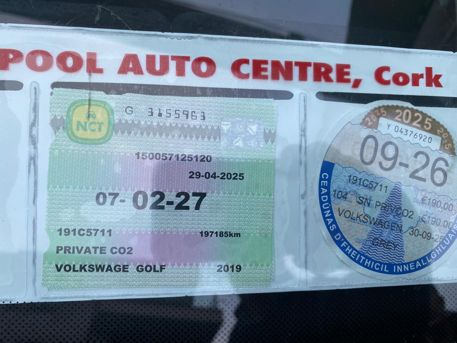 2019 Volkswagen Golf CL 1.6 TDI D7F 5DR 115HP 5 AU €14,995