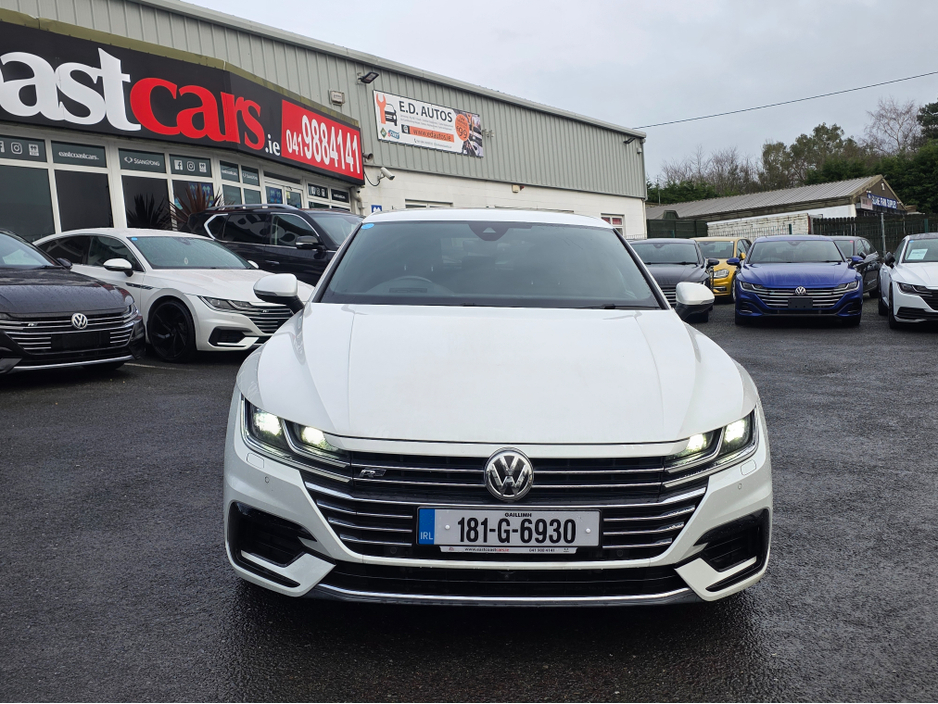 2018 Volkswagen Arteon 2.0 TSI R LINE EDITION 4 MOTION 280BHP - VIRTUAL DASH- FULL LEATHER HEATED ELECTRIC SEATS - SAT NAV - CARPLAY ANDROIDAUTO - BLIND SPORT - 360 PARKING SENSORS  - SELF PARKING ASSIST - 360 CAMER €27,950