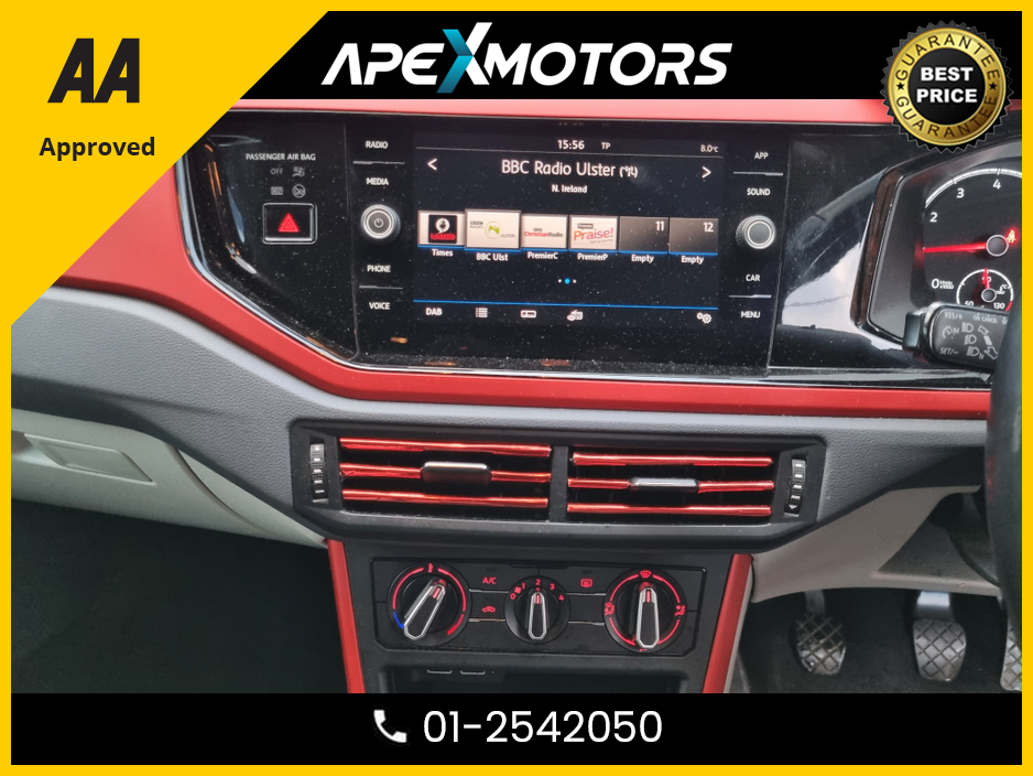 2019 Volkswagen Polo FINANCE ARRANGED * 1.0 BEATS EVO 80PS 5DR * TOP SPEC 5DR * NEW NCT JAN-28 * IMMACULATE * STAMPED SERVICE HISTORY * AA APPROVED * 101 SAFETY CHECKLIST * COLOUR REVERSE CAMERA * TOP-SPEC 5DR HATCH * LOW €14,949