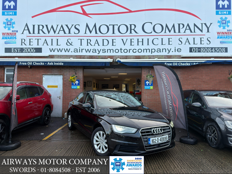 2016 Audi A3 Saloon 1.4 TFSI S-TRONIC 5DR €15,850