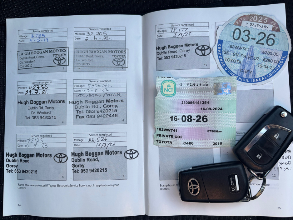 2018 Toyota C-HR 1.2T LUNA 4DR €17,495