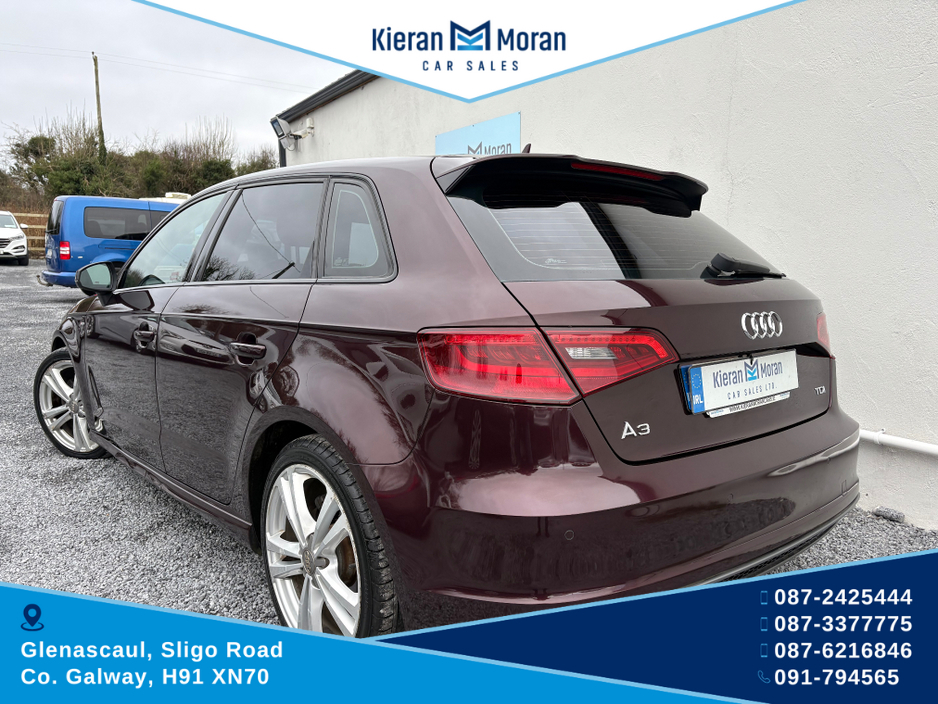 2016 Audi A3 SPORTBACK 1.6 TDI 4DR €15,950