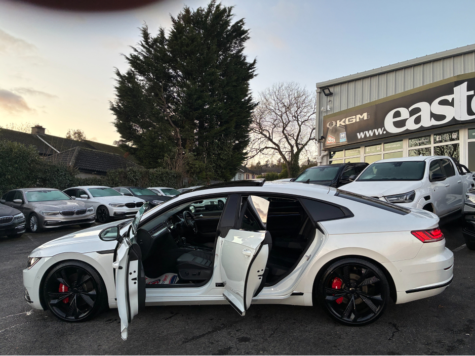 2019 Volkswagen Arteon ( 192 ) 2.0 TSI PANORAMIC SUNROOF 4 MOTION 280BHP VIRTUAL DASH FULL LEATHER HEATED ELECTRIC SEATS SAT NAV CARPLAY ANDROID AUTO BLIND SPORT PARKING SENSORS SELF PARKING ASSIST 360 CAMERA DYNAUDIO SOUND €30,950