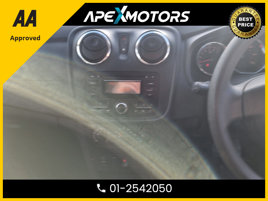 2016 Dacia Sandero FINANCE ARRANGED * 1.2 AMBIANCE MODEL * NEW NCT JAN-27 * LOW TAX * RELIABLE CAR  * IMMACULATE * AA APPROVED * 101 SAFETY CHECKLIST * 12-MONTH ROADSIDE ASSIST * ONE VERY CAREFUL OWNER FROM NEW * CARTEL €6,449