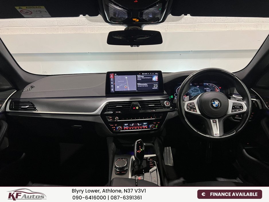 2022 BMW 5 Series 520d G30 LCI M Sport 2L Diesel 190bhp 4dr Auto - 222 Reg €42,995