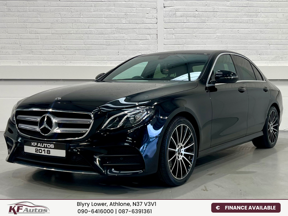 2018 Mercedes-Benz E Class E220d AMG Line 191bhp 4dr Auto - 181 Reg €23,995