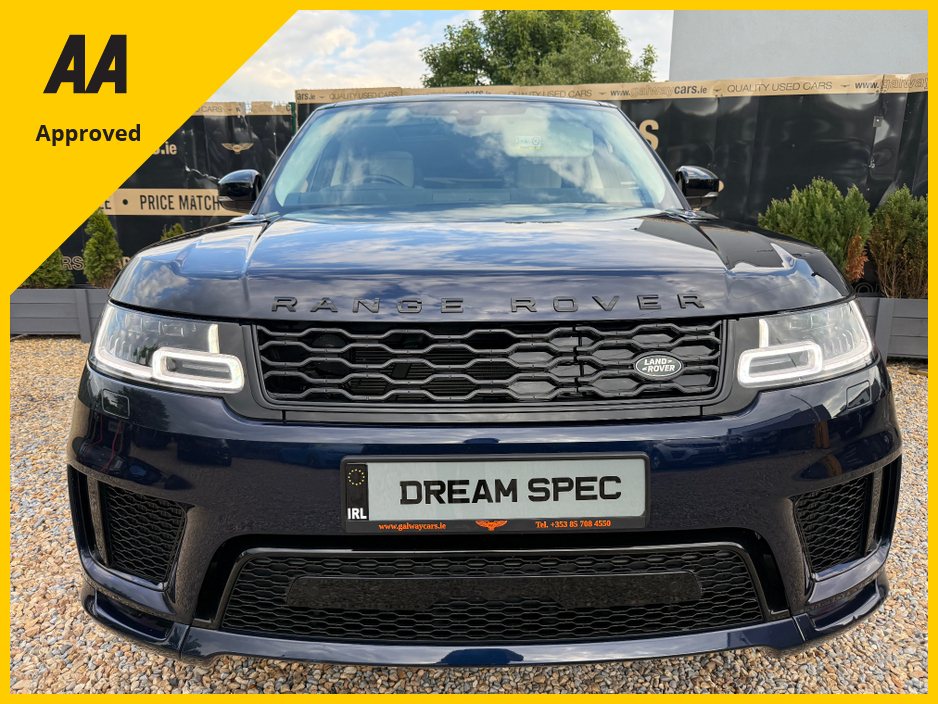 2022 Land Rover Range Rover Sport PRICE INCLUDES VAT ,AUTOBIOGRAPHY DYNAMIC,PANORAMIC SKY LOUNGE ,REVERSE CAMERAS,21 WHEELS WITH RED CALIPERS €66,850