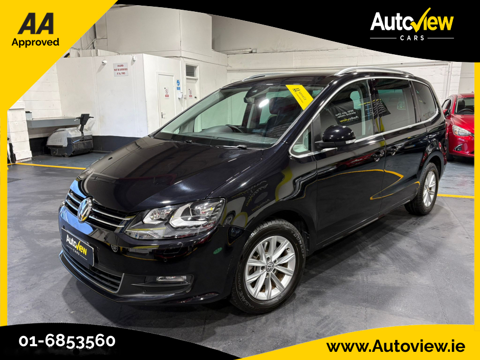2018 Volkswagen Sharan 7 Seater 1.4 TSFI 7 Speed S-Tronic Automatic. AA APPROVED // FINANCE & NATIONWIDE DELIVERY AVAILABLE // SIMI DEALER €24,495