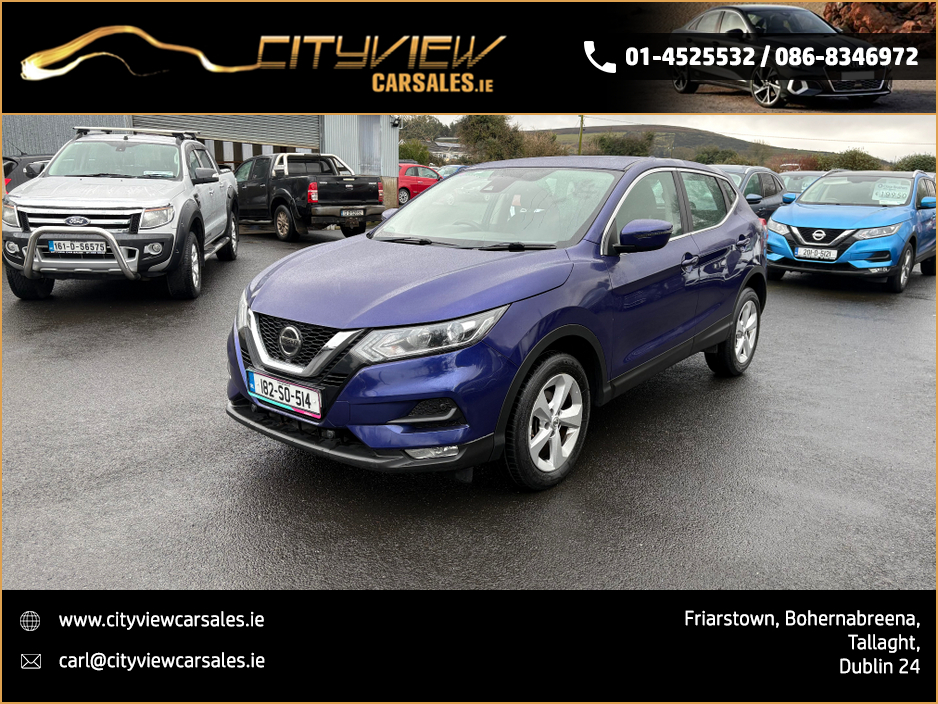 2018 Nissan Qashqai 1.5 DCI ACENTA PREMIUM 115PS 5DR €13,950