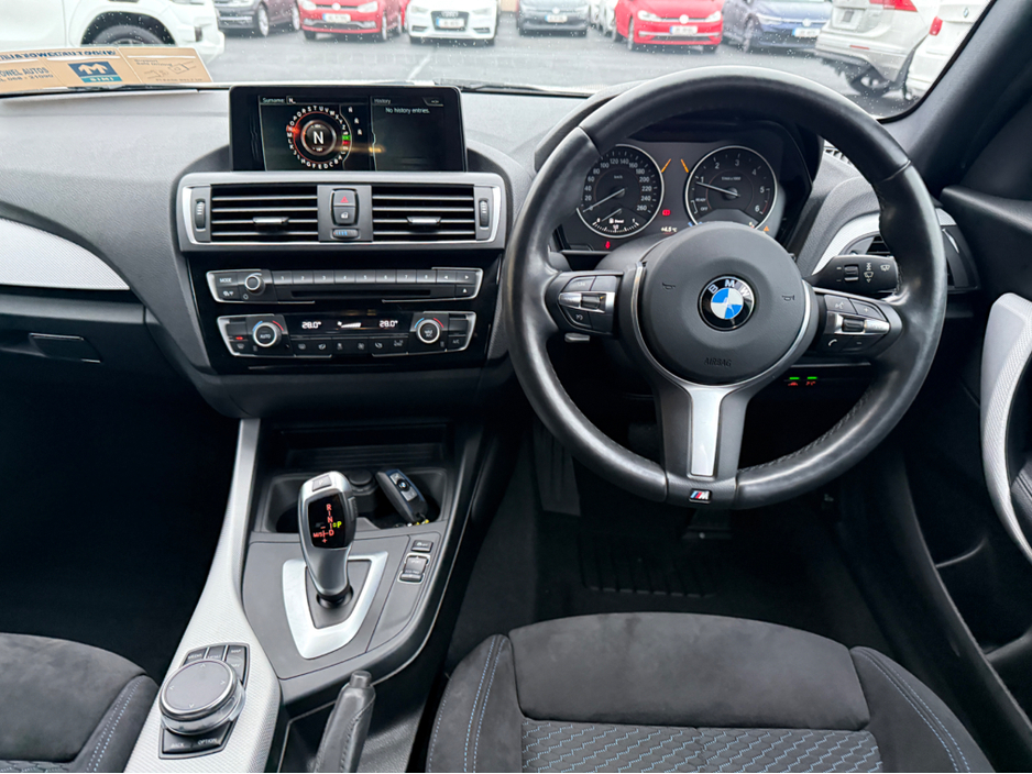 2017 BMW 1 Series 118D M SPORT * COMES WITH 2 YEAR NEW NCT, SERVICE BOOK PRESENT WITH 4 SERVICE STAMPS, REAR VIEW CAMERA, PARKING SENSORS  REAR, APPLE CARPLAY//ANDROID AUTO, ISOFIX CHILD SEAT ANCHOR POINTS* €18,950