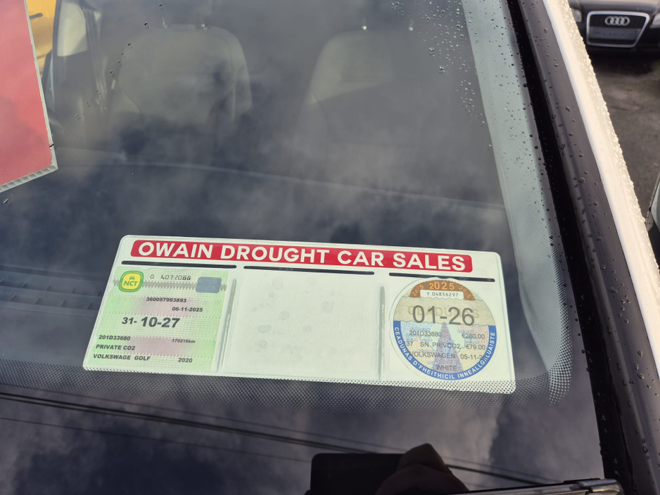 2020 Volkswagen Golf 3DA-AUDFG €21,950