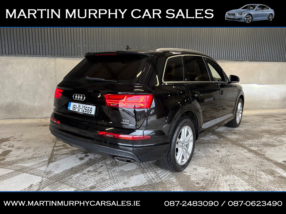 2016 Audi Q7 3.0 TDI 218 BHP S LINE LOW KMS €34,950