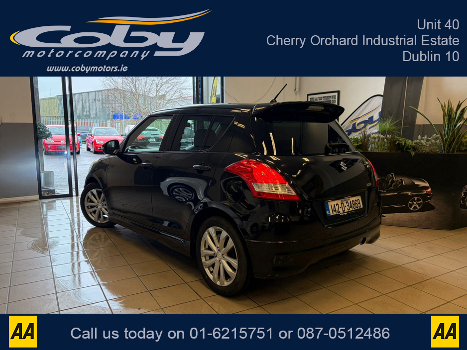 2014 Suzuki Swift 1.2 RS Model 5DR AUTO. Immaculate Car, New NCT done before collection, Touch Screen Radio, Air Con, Full Electrics, Stop/Start Button, Mirror Link, Sat Nav, and more. €8,950