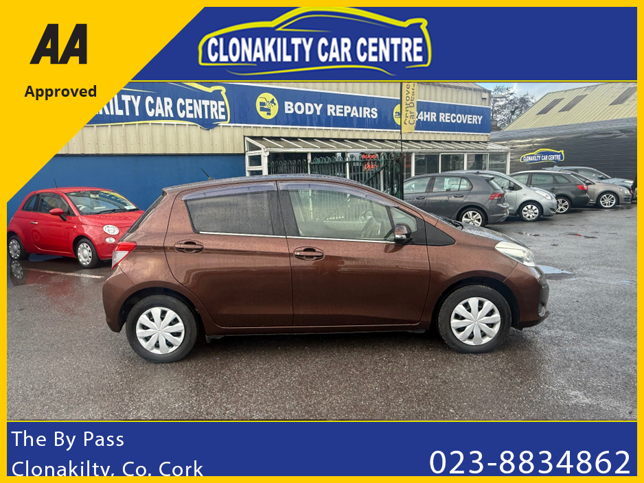 2013 Toyota Vitz Genuine Low Mileage Toyota Vitz Automatic 1.3 Petrol €9,950