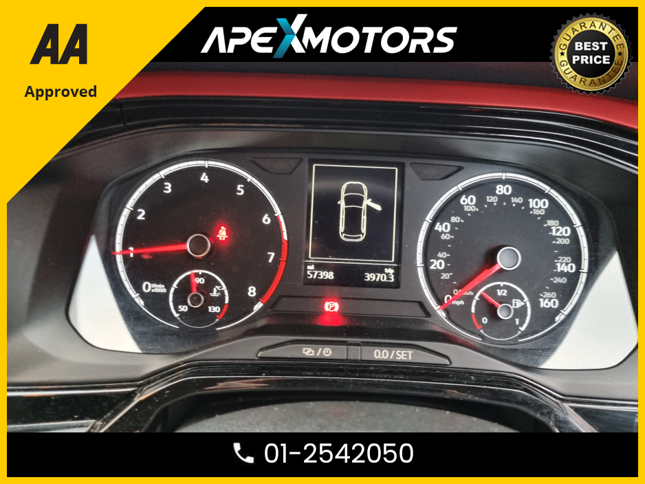 2019 Volkswagen Polo FINANCE ARRANGED * 1.0 BEATS EVO 80PS 5DR * TOP SPEC 5DR * NEW NCT JAN-28 * IMMACULATE * STAMPED SERVICE HISTORY * AA APPROVED * 101 SAFETY CHECKLIST * COLOUR REVERSE CAMERA * TOP-SPEC 5DR HATCH * LOW €14,949