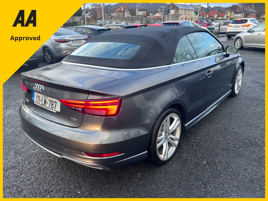2017 Audi A3 2017 AUDI A3 2.0TDI S LINE CABRIO €17,950