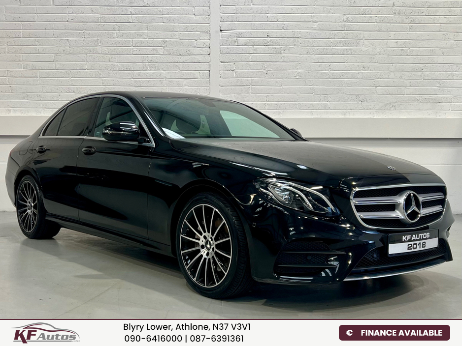 2018 Mercedes-Benz E Class E220d AMG Line 191bhp 4dr Auto - 181 Reg €23,995
