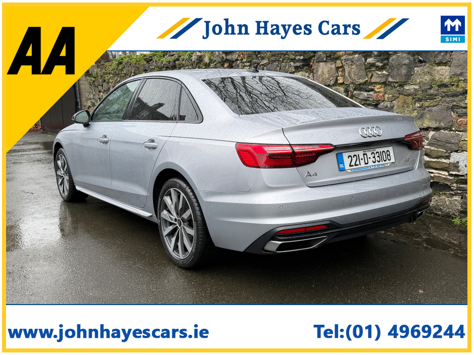 2022 Audi A4 2.0 TDi 35 SPORT EDITION163PS//VERY LOW MILEAGE//FULL SERVICE HISTORY//SIMI AND AA DEALER €34,950