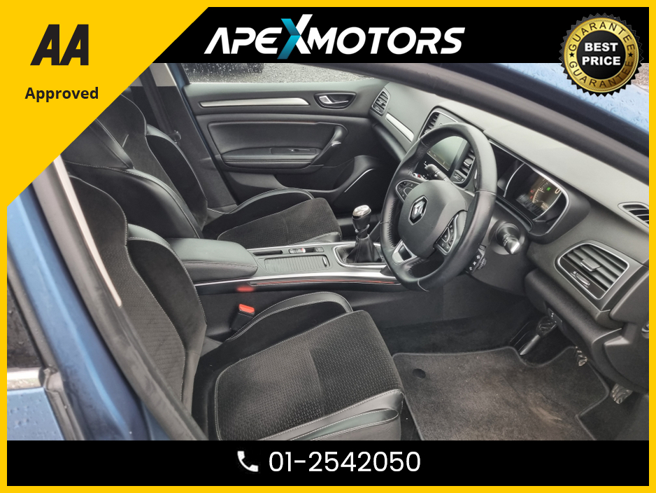 2018 Renault Megane FINANCE ARRANGED * SPORT TOURER DYNAMIQUE 5DR * NEW NCT JAN-28 * LOW TAX FEB-26 * IMMACULATE * STAMPED SERVICE HISTORY * AA APPROVED * 101 SAFETY CHECKLIST * HEATED SEATS * COLOUR REVERSE CAMERA * TOP €13,949