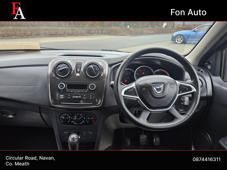 2018 Dacia Sandero 1.0 PETROL AMBIANCE MODEL** NEW NCT01/28*SERVICED*FINANCE*WARRANTY *CALL 0874416311 €6,995