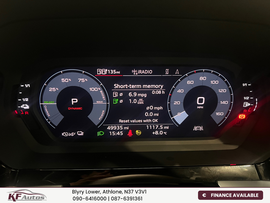 2023 Audi A3 Sportback S Line 40 TFSI-E PHEV 5dr 201bhp S-Tronic Auto - 231 Reg €31,995