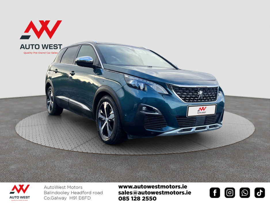 2018 Peugeot 5008 2018 Peugeot 5008 2.0 Blue HDI GT LINE Automatic 7 Seater *PAN ROOF* €26,950
