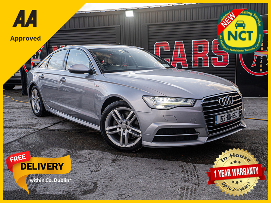 2015 Audi A6 152 Audi A6 S-Line/FSH/New NCT/1yr warranty €17,888