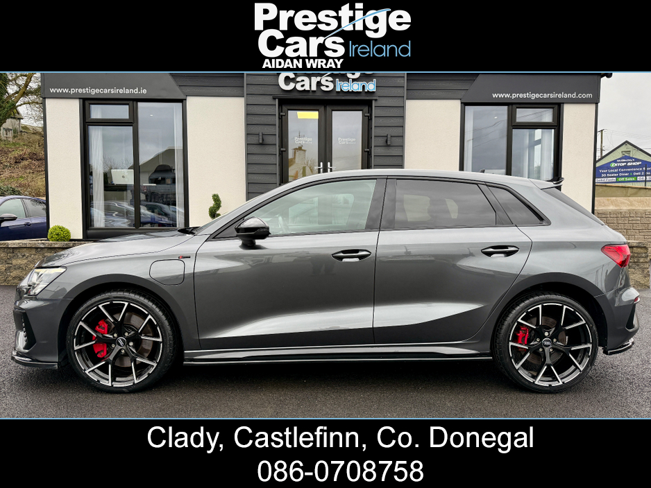 2022 Audi A3 1.4 45 TFSI E S LINE COMPETITION SPORTBACK BLACK EDITION,BODY KIT,DAYTONA GREY,XENON LIGHTS,AMBIENT LIGHTING,VIRTUAL COCKPIT,LEATHER,APPLE CAR PLAY,ONE OWNER,FULL AUDI HISTORY,HIGH SPEC €28,000