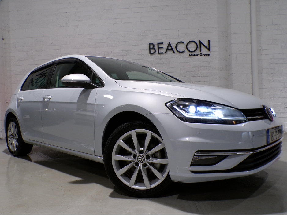 2018 Volkswagen Golf *2018*14,000 MILES*AUTO*VW GOLF MARK 7.5*COLOUR CAMERA*SAT-NAV*APPLE-CARPLAY*ANDROID AUTO*UP-GRADED VW ALLOYS*XL MEDIA*FLAT-BOTTOM SPORT STEERING WHEEL WITH ADAPTIVE CRUISE CONTROL**RADAR ASSIST €18,900