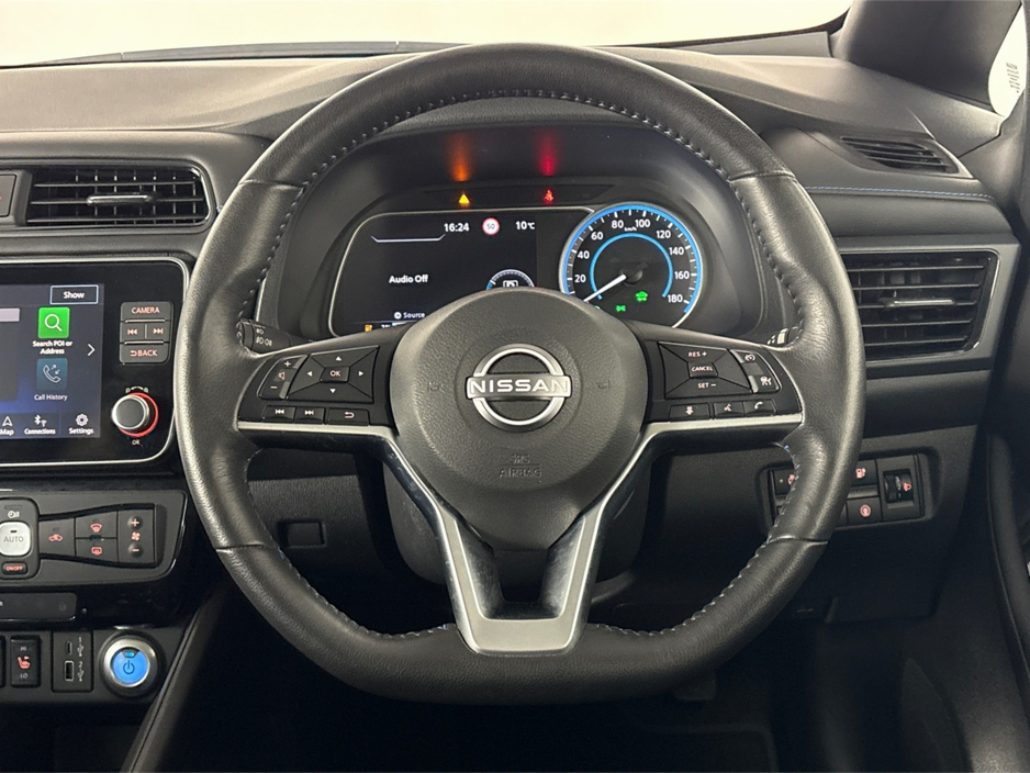 2023 Nissan Leaf PREMIUM 40KW**HEATED FRONT SEATS**HEATED MULTIFUNCTIONAL STEERING WHEEL**SEMI DIGITAL DASH**TOUCHSCREEN BLUETOOTH MEDIA**NAVIGATION**REVERSE CAMERA**PARKING SENSORS**ECO MODE**CRUISE CONTROL €17,995