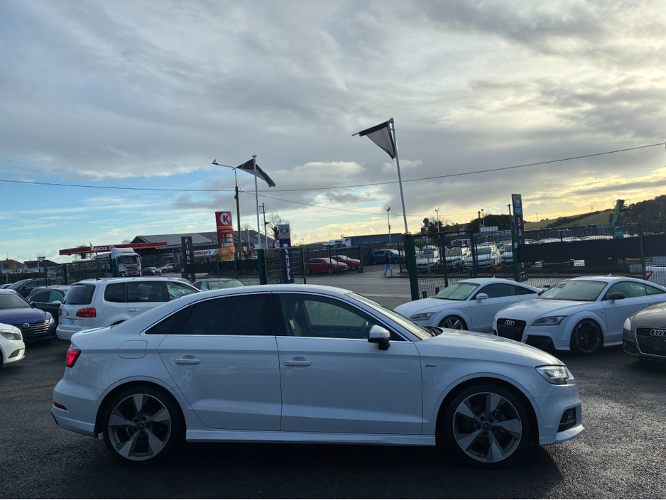 2018 Audi A3 ( 182 REG SALOON 1.4 S LINE EDITION PACK VIRTUAL COCKPIT - NAVIGATION -CARPLAY ANDROID AUTO LEATHER PACK - REVERSING CAMERA / PARKING SENSORS - DRIVE MODE €22,950