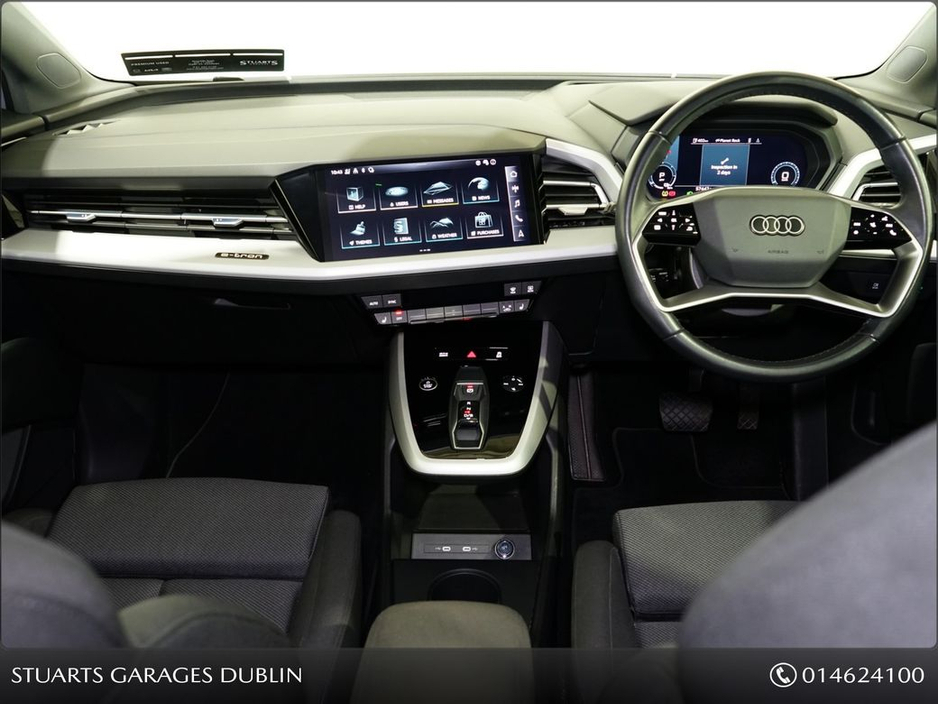 2023 Audi Q4 e-tron *SOLD DEPOSIT TAKEN*“40 – BIGGER BATTERY* Q4 E-TRON SPORT SUV: PEBBLE GREY METALLIC, 19” DIAMOND CUT ALLOYS, CRUISE CONTROL, HEATED SEATS