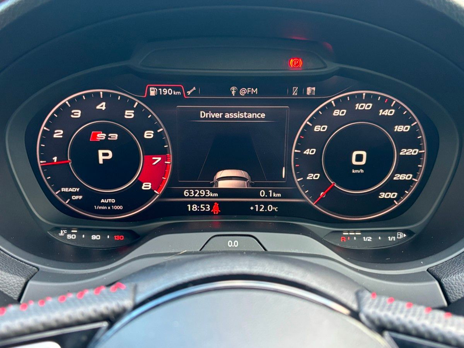 2019 Audi S3 5DR AUTO NEW NCT 12 MONTH WARRANTY €33,995